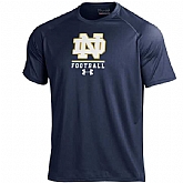 Notre Dame Fighting Irish Under Armour Football On-Field Graphics Performance WEM T-Shirt - Navy Blue,baseball caps,new era cap wholesale,wholesale hats